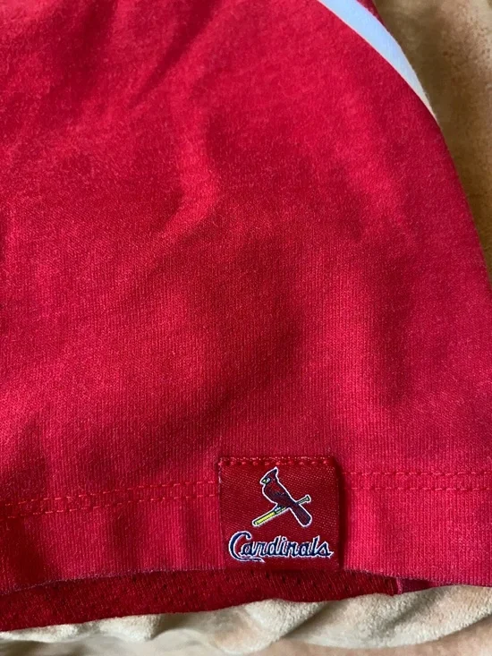 Nike Red and White St. Louis Cardinals Baseball Graphic Tank Top - Picture 4 of 9